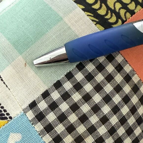 Vintage 1950s Handmade Patchwork Quilt Scottie Dog w Collar Pillow 14X14 Stuffie - Picture 3 of 10